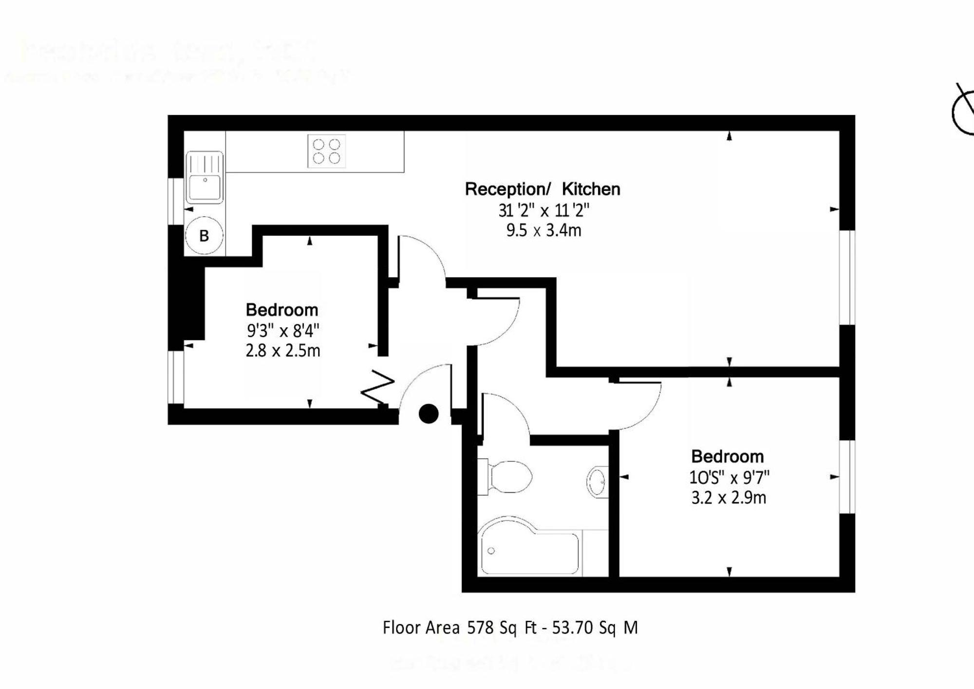 2 Bedroom In Center Of Лондон Екстер'єр фото